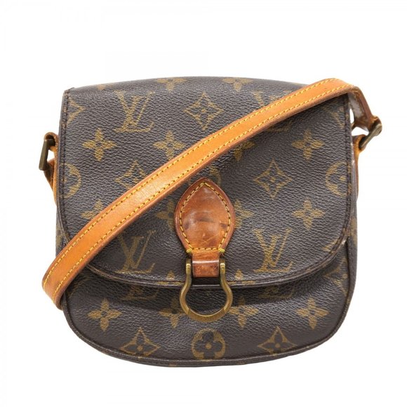 Louis Vuitton Monogram Mini Saint-Cloud Shoulder Bag M51244 Brown Women's - Picture 1 of 16